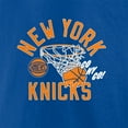 thumbnail image 4 of Men's  Blue New York Knicks Swishing Hoop T-Shirt, 4 of 4