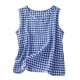 thumbnail image 1 of Camisas Y Tops de Verano de Mujer Cuello Redondo sin Mangas Camisa Cuadrada Top de Mujer Casual, 1 of 9