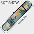 thumbnail image 3 of Yayeee Double Oven Mitt Kitchen Heat Resistant Baking 35" x7" Quilted Glove, Boho Style Sun, 3 of 6