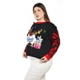 thumbnail image 2 of Sueter navideño divertido Roman Fashion /Tallas Extras, ABW37 (Negro) negro 38, 2 of 6