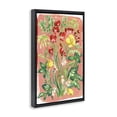 thumbnail image 3 of Stupell Industries Peachy Flower Arrangement Floral Painting Black Floater Framed Canvas Art Print Wall Art, 21 x 31, 3 of 9