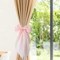 thumbnail image 5 of Btomtd Holiday Curtain Tiebacks and Buckle in Bow Shape, Curtain Holdbacks for Home Decor During Valentine‘s Day, Wedding and Party, 1 Pack, Pink, 5 of 9