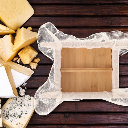 jojofuny Cheese Maker Press Tofu Maker Khaki 1 Set 10.6X6.3X2.6in