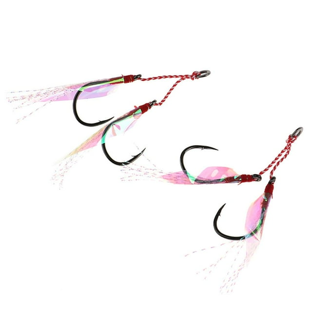 2pcs Jigging Aide Hameçons avec Bateau Solide, Grand Gibier, Mer Profonde 15