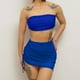 thumbnail image 1 of Trajes de baño para mujer, moda, cómodo, estampado, bikini, traje de baño de color liso para mujer, conjuntos de bikinis, trajes de baño de 3 piezas para mujer, 1 of 6