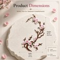 thumbnail image 4 of Artrylin 2 Pcs Cherry Blossom Patches, Iron On Sakura Embroidered Flower Patches for Clothes, Jeans, Backpacks, Hats, Bags & DIY Craft Decoration (White), 4 of 6