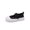 Black, variant on Fozruso Big Girls Sneakers Summer Lace Mesh Breathable Thick Bottom Good With Clothes Canvas Casual Board Shoes Daily Wear Sizes 9 Little Kid(Black)