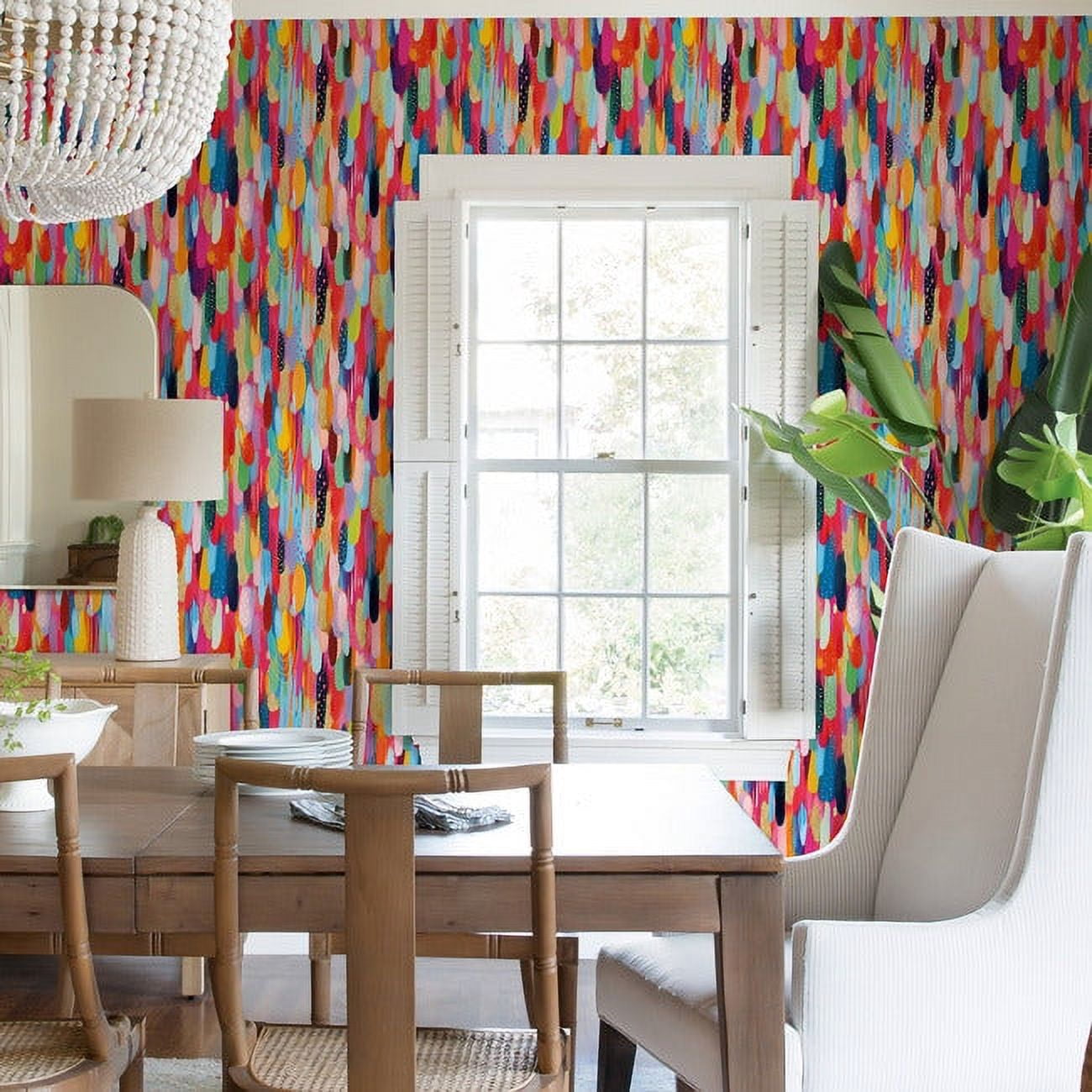 EttaVee Brushstroke Peel & Stick Wallpaper