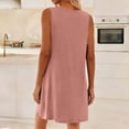 thumbnail image 5 of Aboser Women’s Chemise Nightgown Cozy Lace Trim Sleepdress Casual Wide Strap Loungewear Lightweight Soft V Neck Short Nightshirts Solid Color Loose Sleep Gowns, 5 of 8
