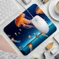 thumbnail image 2 of FeBohao Funny Mouse Pad Mat for Wireless Jiaji Cloth Rubber Base Washable Cute Soft Custom Square Abstract Home Use Accessory Adults Supplies Colorful Modern Haves Kids School Jellyfish, 2 of 6