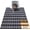 Curvilinear Silhouettes, variant on PETGLE Cat Litter Mat Litter Trapping Mat, 20"x 28" Small Litter Box Mat, Waterproof Kitty Litter Mat, Non-Slip Litter Rug Mats Pads for Floor Scatter Control, Soft on Paws & Easy to Clean, Grey
