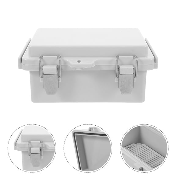 Hemoton Weatherproof Plug Cover Electrical Box Exterior Outlet Box Outdoor Cord Cover Waterproof Cord Plug Protective Plastic Case