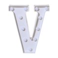 thumbnail image 3 of Fridja Alphabet LED Letter Lights Light Up White Plastic Letters Standing Hanging V, 3 of 3