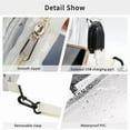 thumbnail image 6 of Tinyat Clear Sling Bag With USB Charging PVC Waterproof Crossbody Bag Chest Shoulder Bag for Men Women, 6 of 7