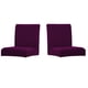 thumbnail image 1 of Funda protectora sólida para silla de comedor Funda protectora Universal para muebles de oficina Protector exterior Funda giratoria Suministros para el hogar Púrpura oscuro 2 paquetes Speravity HA012490-05, 1 of 5