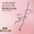 thumbnail image 3 of COVERGIRL Clean Fresh Brow Filler Pomade Pencil, Blonde 200, .007 oz, 3 of 14