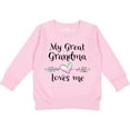 thumbnail image 2 of Inktastic My Great Grandma Loves Me Heart Great Grandchild Toddler Sweatshirt, 2 of 4