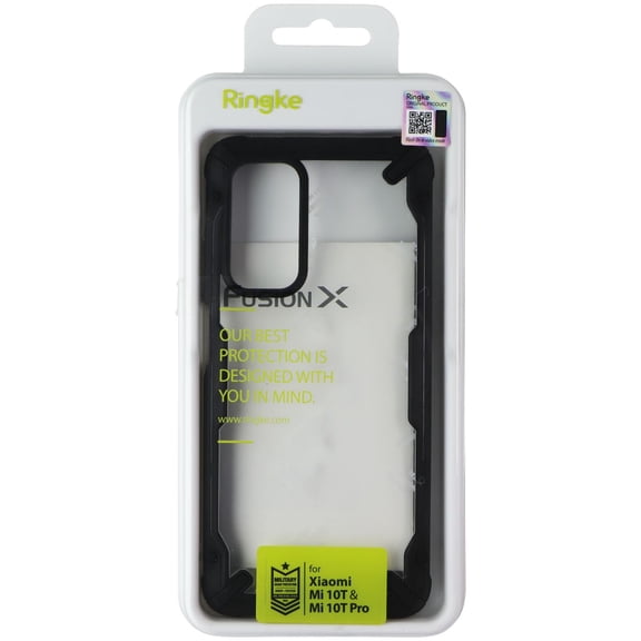 Ringke Fusion X Series Case for Xiaomi Mi 10T & Mi 10T Pro - Black/Clear