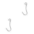 thumbnail image 1 of mmirethe 316 Stainless Steel Dive Current/Drift Diving Single Hook 15cm Style A 2Set, 1 of 6