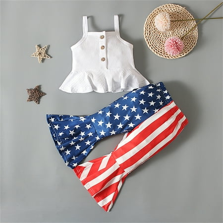 

eczipvz Toddler Baby Girl Letter Short Sleeve T-Shirt Tops Floral Flared Bell-Bottom Pants Leggings Kids Summer Outfits Set White
