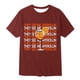 thumbnail image 2 of Ceisia Men's Tshirt Loose Fit Short Sleeve Vintage Graphic Letter Print Summer Fall Tee Tops Oversized Streetwear Wine XL Gifts, 2 of 4