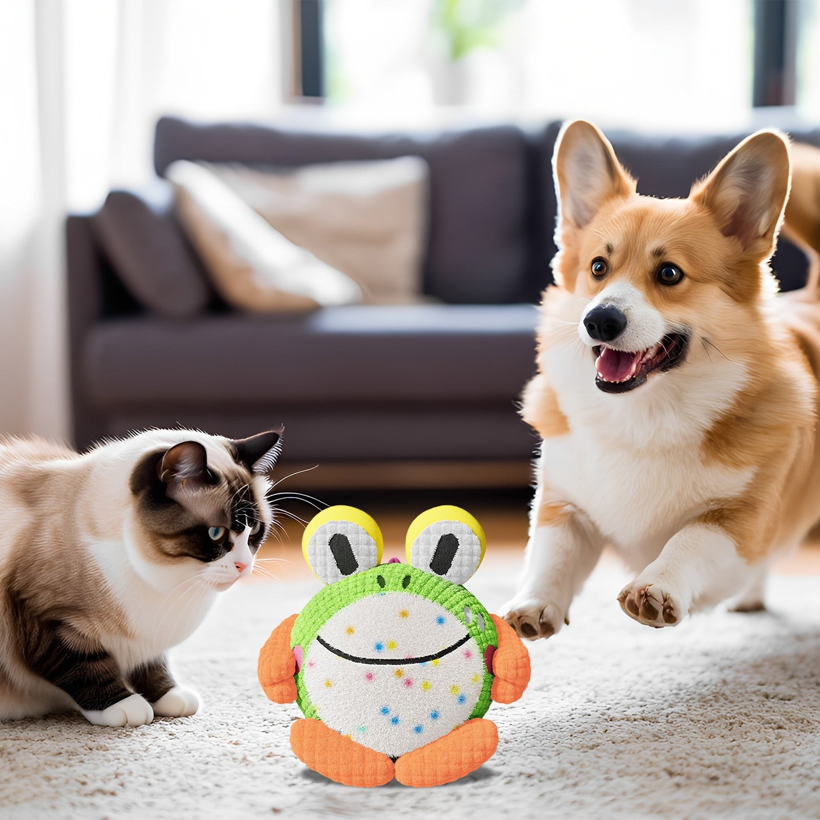 Puppy Interactive Items Suitable For Small Medium And Large Sizes Indoor Chew Toys With Squeaky For Dogs