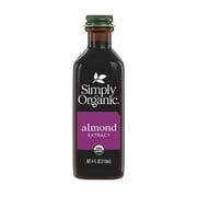 Simply Organic Almond Extract, Certified Organic | 4 oz | Pack of 6