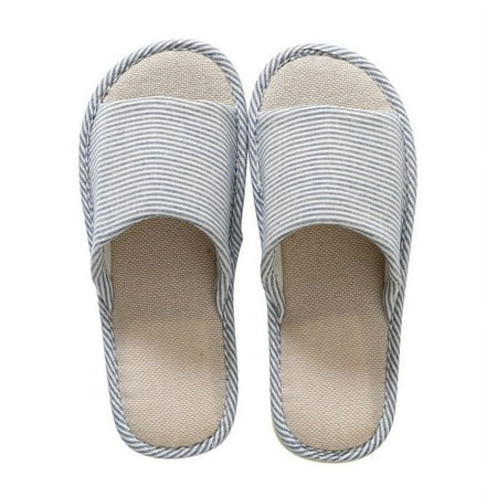 

Linen Indoor Home Slippers For Men And Women Home Garden Household Commodities Slippers