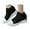 Black, variant on Womens White Platform Sneakers Fashion High Top Walking Shoes Lace up Casual Tennis Shoes