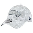 thumbnail image 3 of Men's New Era  White Seattle Seahawks 2025 Salute to Service Digital Camo Fan Pack 39THIRTY Flex Hat, 3 of 5
