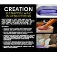 thumbnail image 5 of Cre8tion 6 lbs Peach Paraffin Wax Refill for hand and feet bath Paraffin Wax Block, 5 of 6