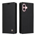 thumbnail image 1 of Funda para iPhone 16 Estuche de Cuero PU Tipo Cartera con Ranuras para Tarjetas y Cierre Magnético, 1 of 5