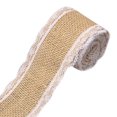 thumbnail image 1 of CAROOTU Rustic Burlap Lace Ribbon Roll for Burlap Decoration Wedding Party Decor Home Embellishment DIY, 1 of 7