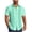 Mint Green, variant on ZVAVZ Mens Cuban Collar Shirts Summer Guayabera Button Down Shirt Short Sleeve Oversized Vacation Tops Summer Lightweight Resort Wear Gray S