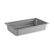 Update International Full Size 4" Steam Table Pan 20 3/4" H x 12 3/4" Dia Silver 78314