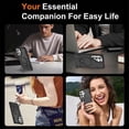 thumbnail image 7 of For Samsung Galaxy S26 Ultra 5G (Compatible With MagSafe)  With Invisible Magnetic Metal Kickstand Ring Holder Four Corner Airbag Anti Fall Protective Cover,Black,For Galaxy S26 Ultra 5G, 7 of 7