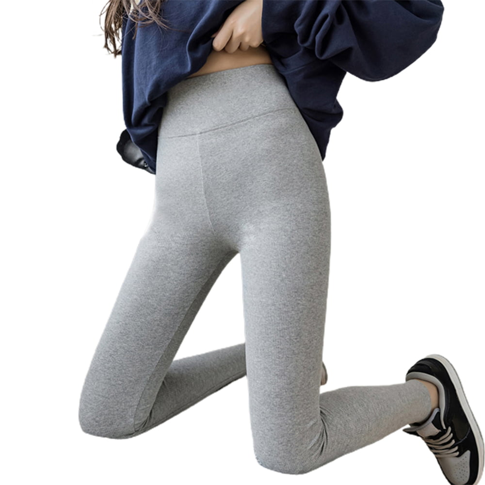 Super Thick Cashmere Wool Leggings Women High Elasticity High