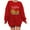 Red, variant on Odeerbi Thanksgiving Sweatshirts for Women Trendy Printed Loose Long Sleeve Blouse Round Neck 2025 Casual Pullover Tops Sweatershirt Orange