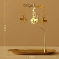 thumbnail image 1 of pitrice Candle Holder -Rotating Tea Light Holder Stand Elk, 1 of 6