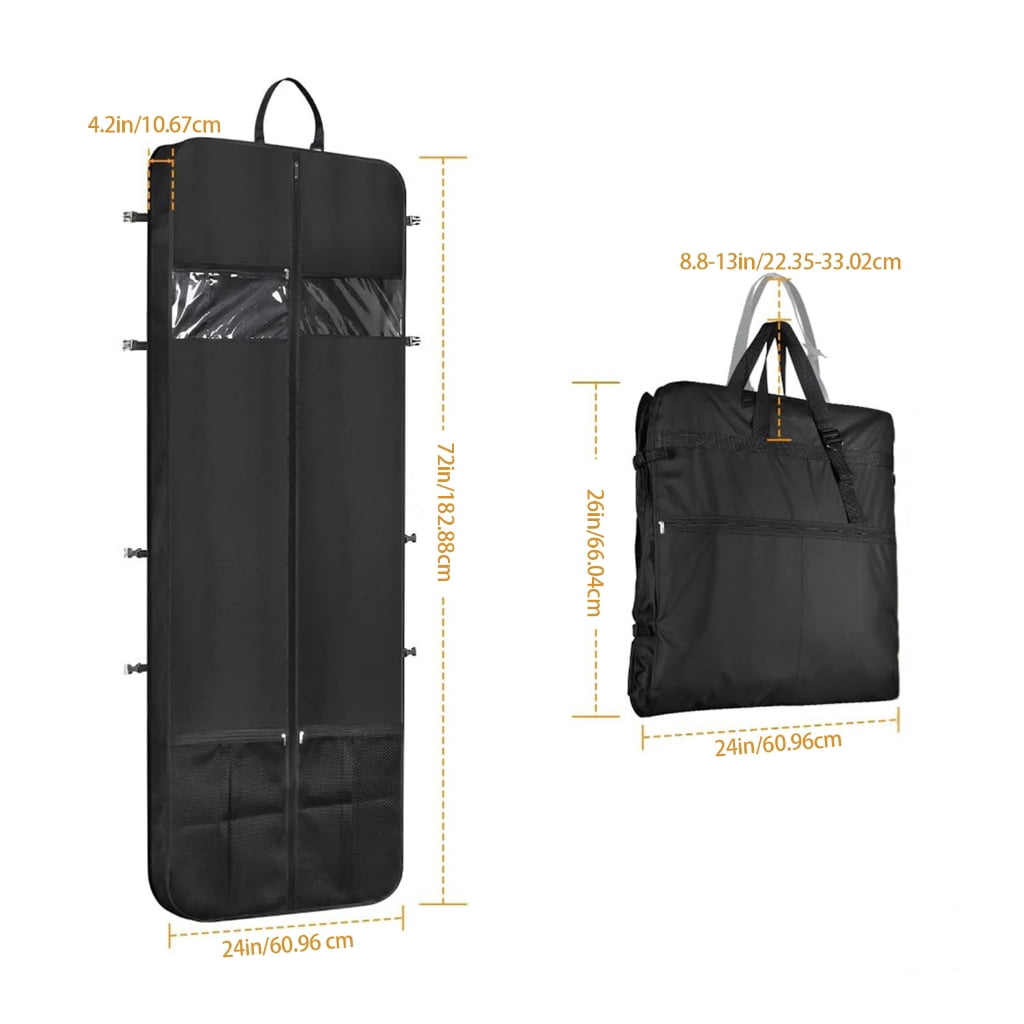 Oversized Garment Storage Bag for Long Dresses Hanging Clothes Cover