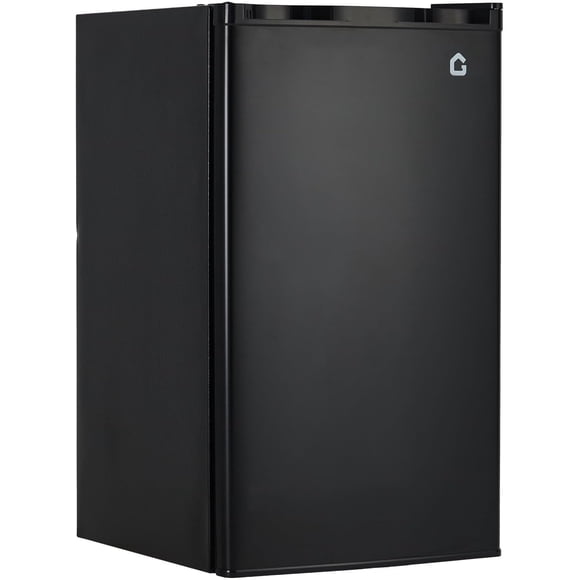 YUSAZENS Compact Metal Household Refrigerator, Mini Fridge for Home Dorm Apartment Office Small Space Cooling Black 3.2cu.ft