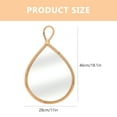 thumbnail image 2 of Mobutofu 1PCS Multi Color Wall Mirror For Hallway Homeowners 46x28Cm, 2 of 7