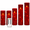Red, variant on AEL 5-Pack Gold Flameless LED Pillar Candles with Remote Timer and Embedded Fairy Lights