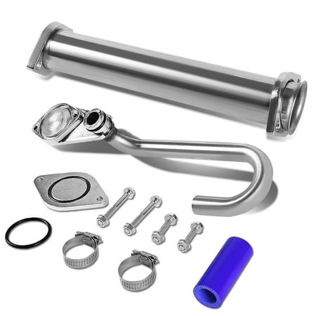 For 03-07 Ford Super Duty / Excursion 6.0L Powerstroke Diesel EGR Bypass Delete Kit + Up Pipe 04 05