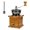 Light color, variant on Retro Manual Coffee Grinder with Wooden Base, Adjustable Coarseness & Removable Brush for Espresso, Cold Brew