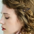 thumbnail image 2 of 10 piezas de clip lateral con borde brillante de cielo estrellado para mujer, accesorios para el cabello Y2K, 2 of 6
