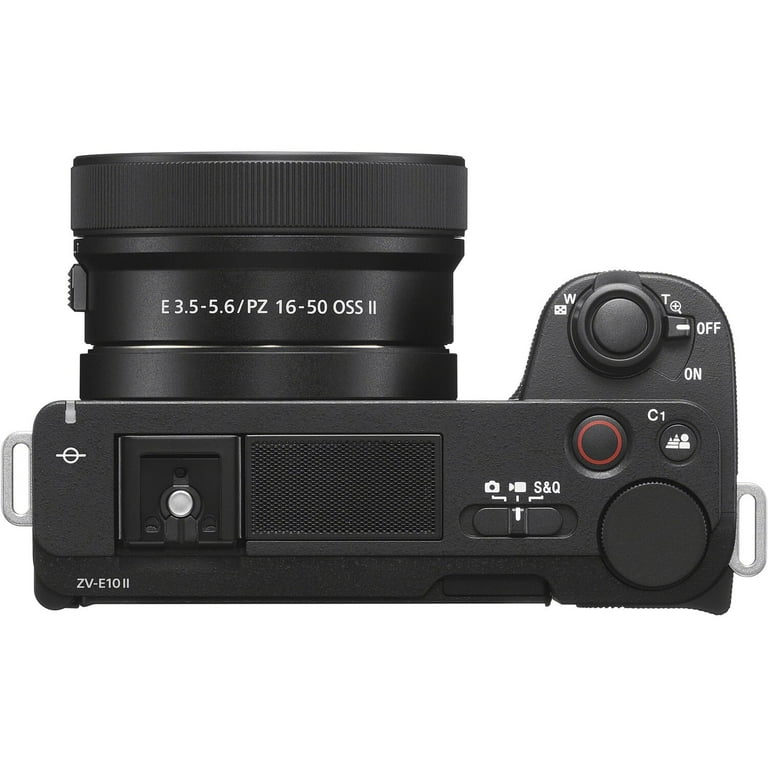 Sony ZV-E10 II Mirrorless Camera with 16-50mm Lens (Black) Bundle