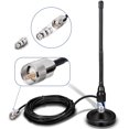 thumbnail image 2 of Eightwood 27MHz CB Radio Antenna Magnetic Base Soft Whip PL259 BNC Male Compatible with Cobra Midland Uniden Maxon President Mobile CB Radio Antenna Kit for Truck Car, 2 of 8