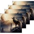 thumbnail image 2 of 6PCS Wolf Towels Cotton Washcloths Set,Quick Drying & Absorbent Soft Bathroom Hand Towel Lightweight & Portable Fingertip Towel Decor Gift, 2 of 7