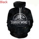 thumbnail image 3 of Sudadera con capucha con estampado 3D de Jurassic Park para hombre y mujer, sudadera informal de moda, jersey con capucha, camisetas de películas Harajuku, 3 of 5